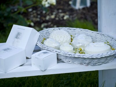 Chamomile sole soap white