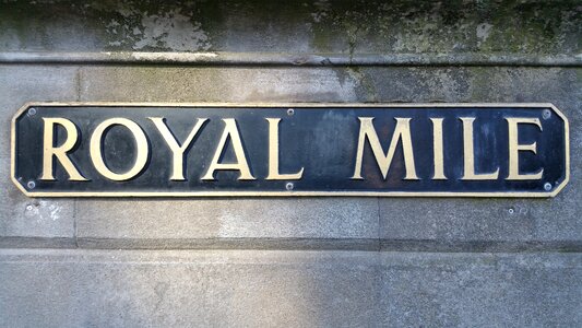 Scotland royal mile photo