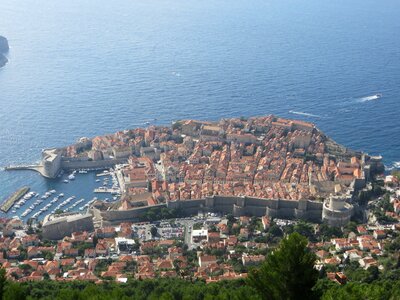 Croatia walled city photo