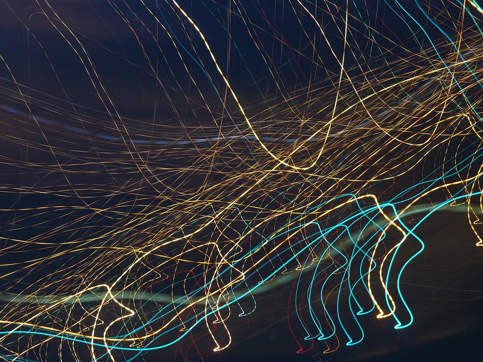 Lights abstract artistically