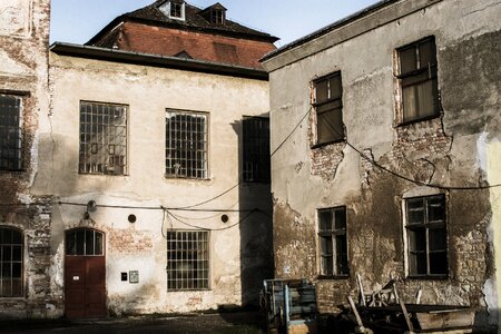 Abandoned lapsed ruin