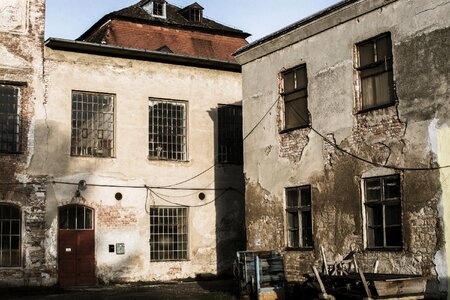 Abandoned lapsed ruin photo