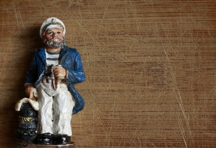 Figure white miniature