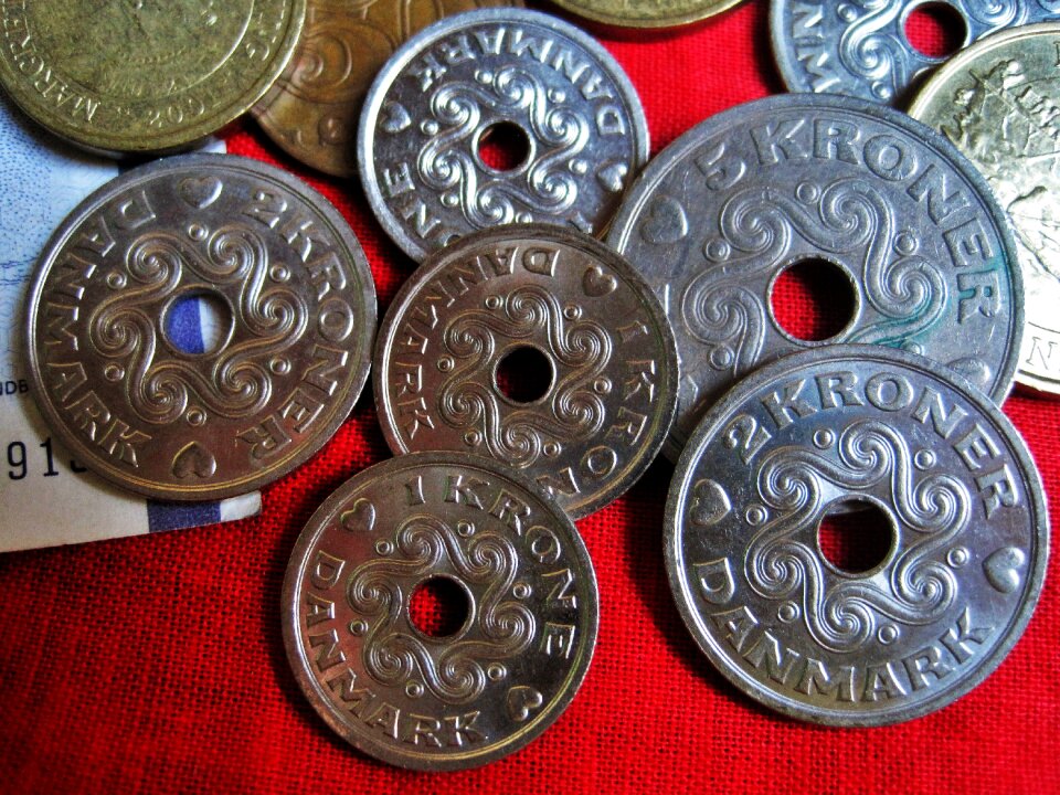 Danish danish money coins
