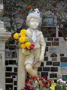 Priest cemetery child
