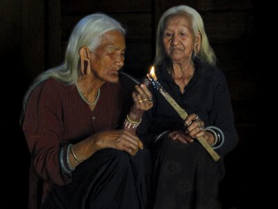 White hair vietnam danang
