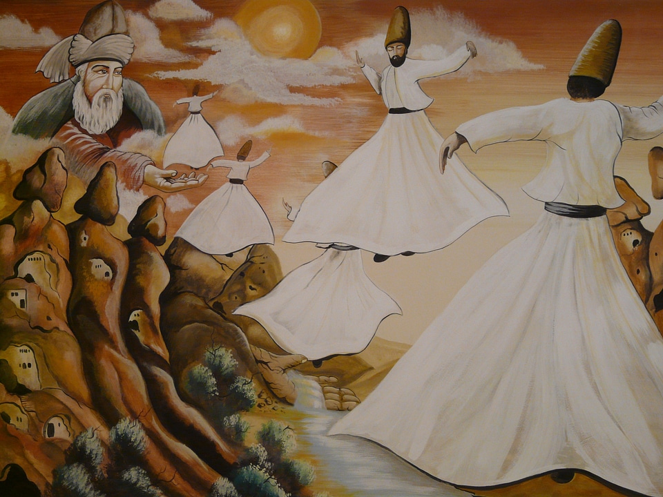 Whirling dervish cappadocia turkey