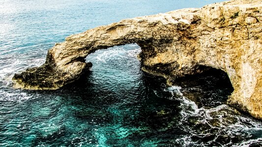 Natural arch sightseeing photo