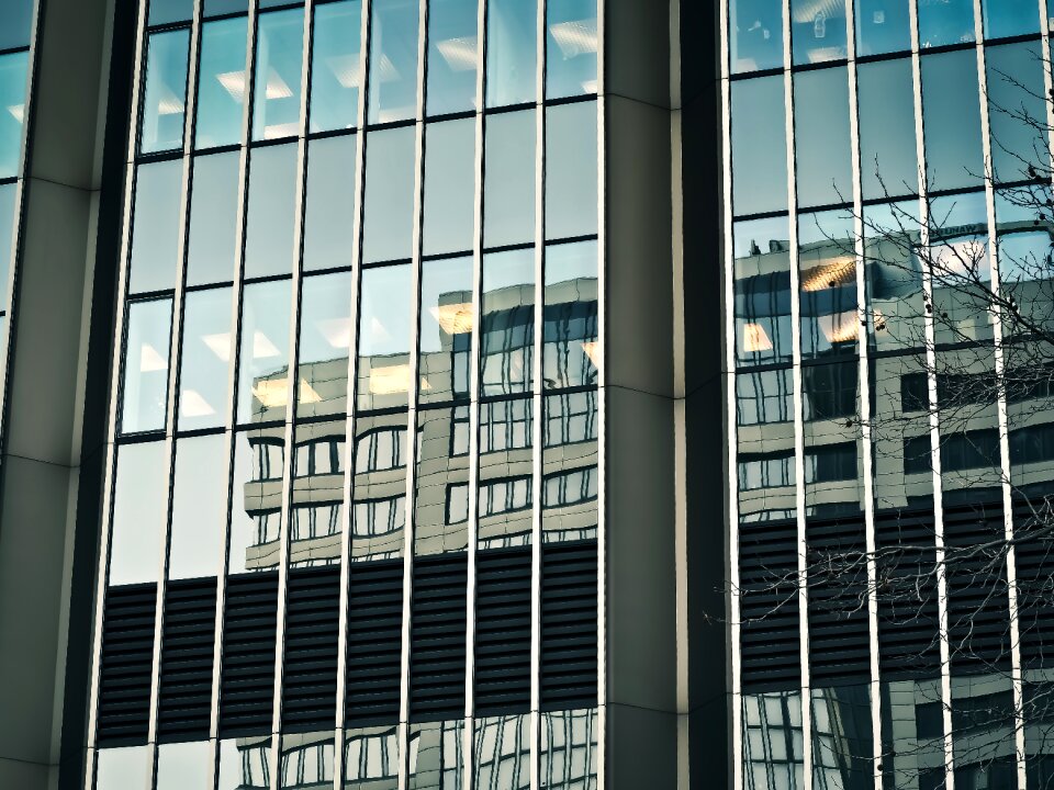 Building abstract facade