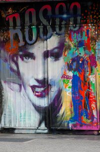 Face wall portrait