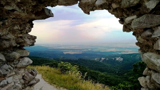 Castle views window