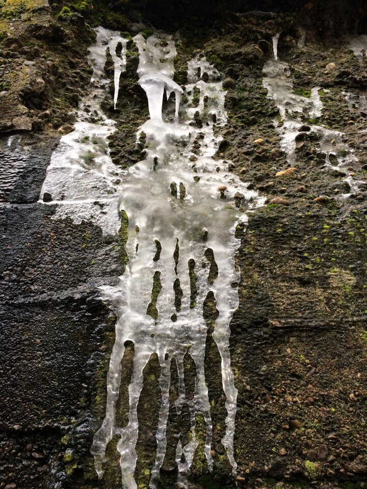 Cold winter freeze