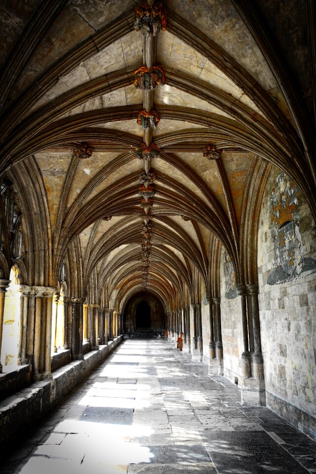 Medieval courtyard architectural
