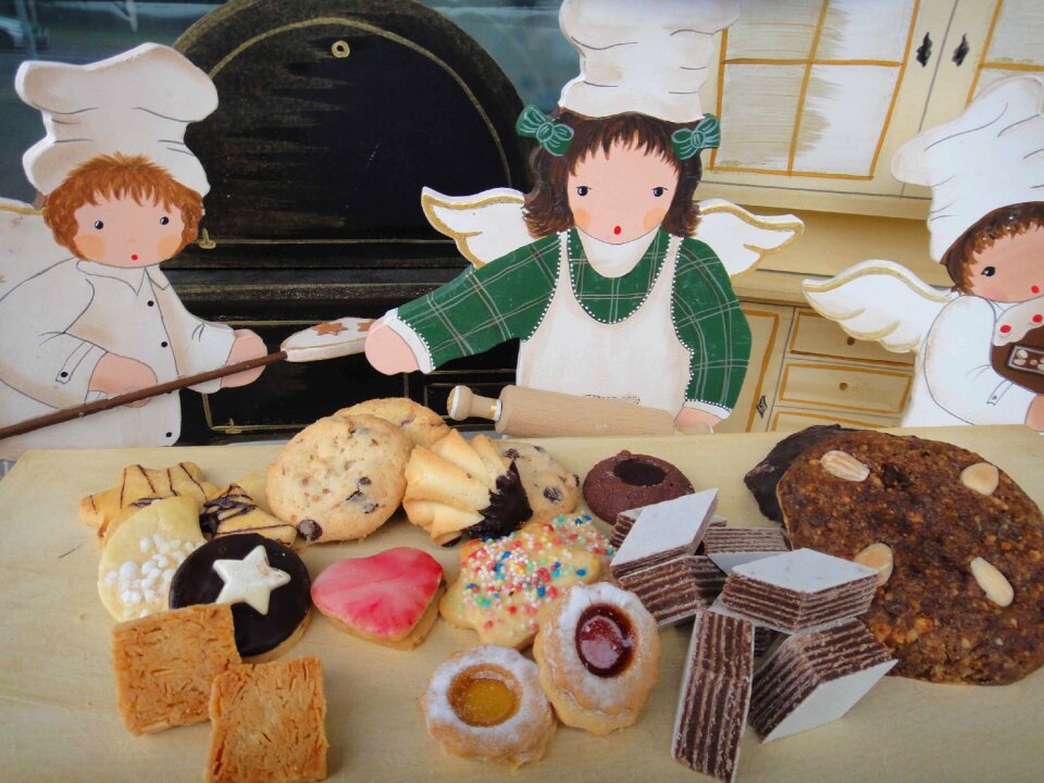 Angel bakery christmas cookie
