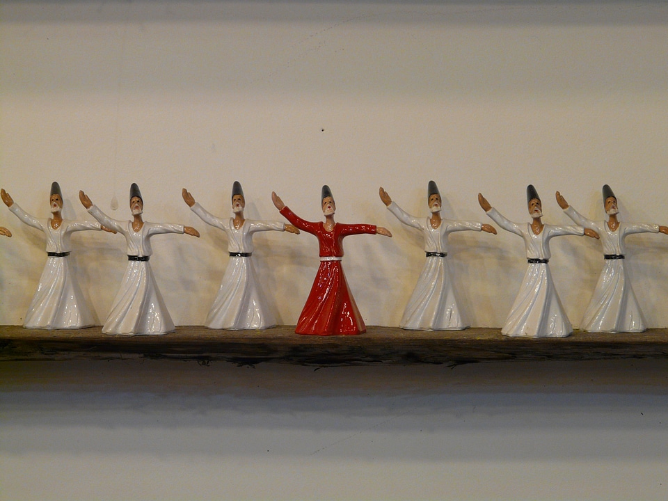Decoration dance red