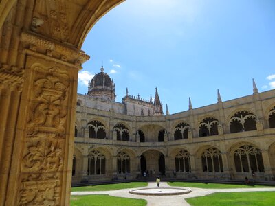 Monastery cloister photo