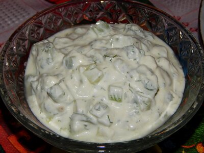 Bulgarian food cucumbers