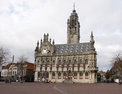 Town hall gothic tower photo