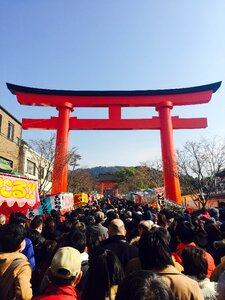New year's day fushimi inari japan