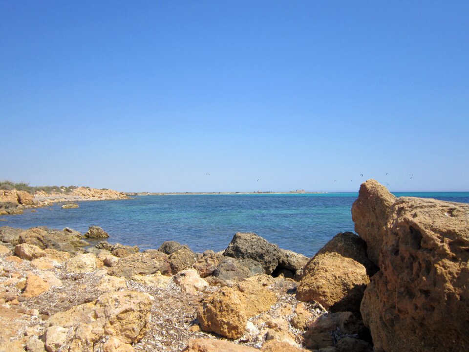 Blue summer rock