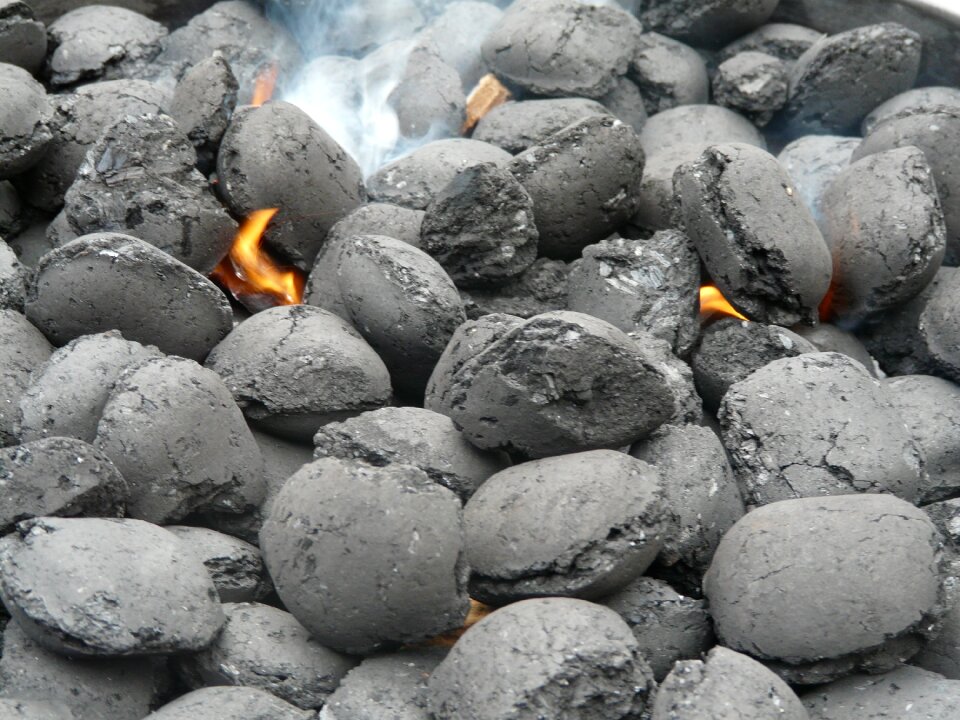 Smoke kindle burned