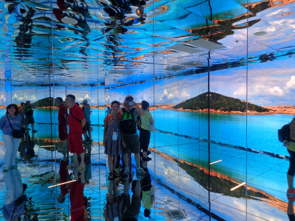 Italy mirrors reflection