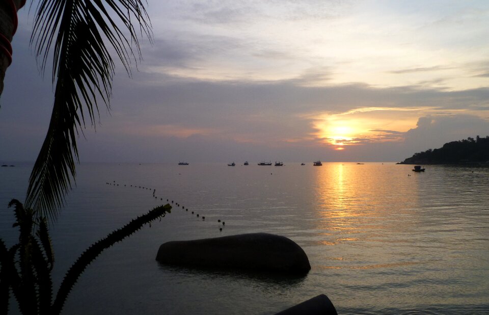 Sunset evening sky romantic
