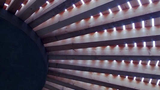 Timber constructions rays shadow