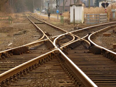 Tracks rails transport photo