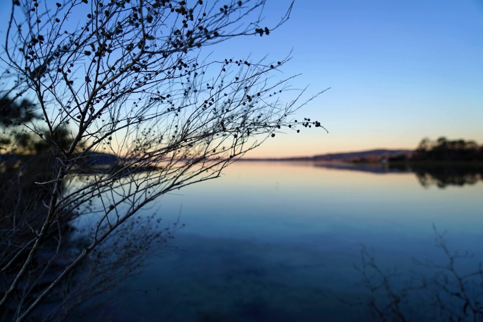 Sunset lake new zealand