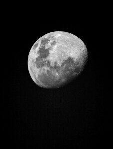 Black and white astrophoto