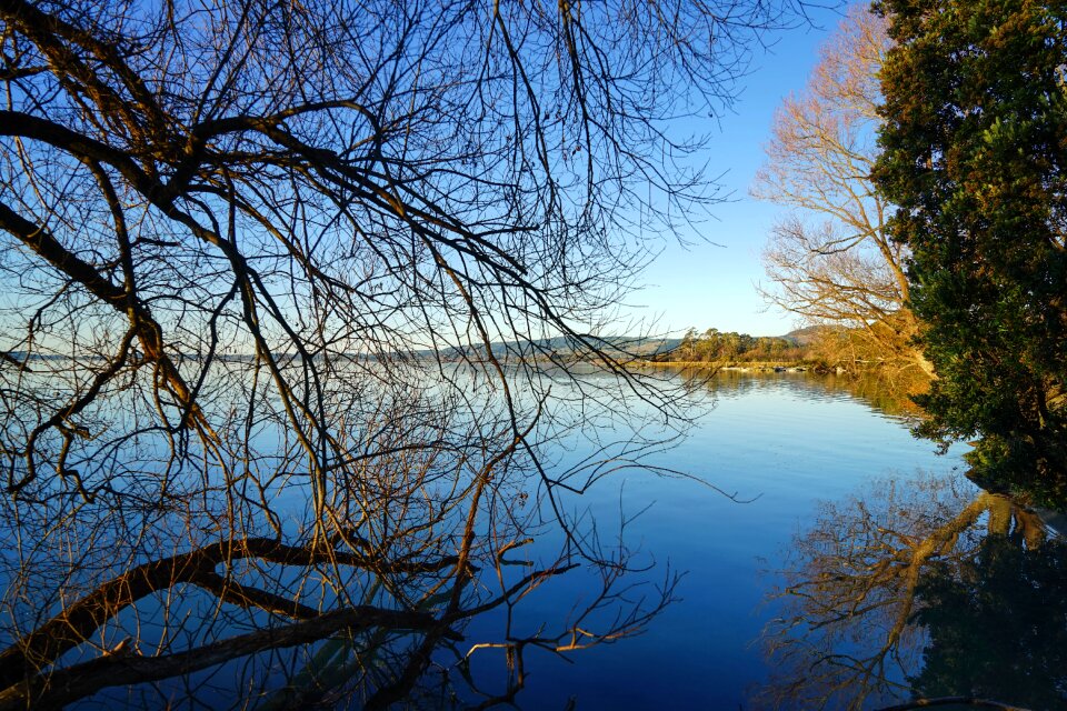 New zealand reflection lake