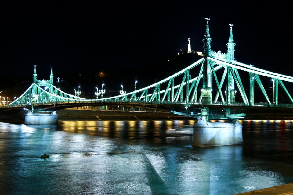 Hungary budapest freedom bridge