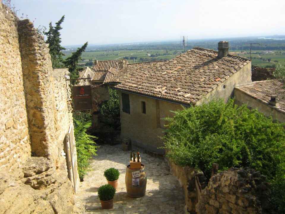 Travel landscape wine