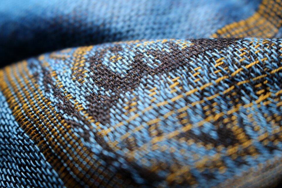 Tissue close up weaving