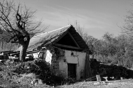House rom abandoned building photo