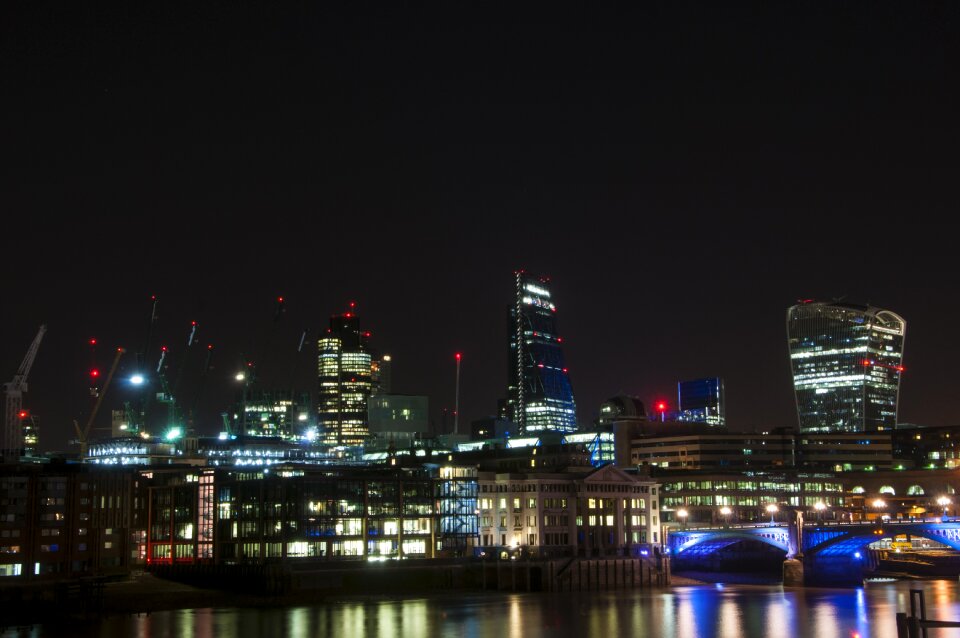 City architecture river