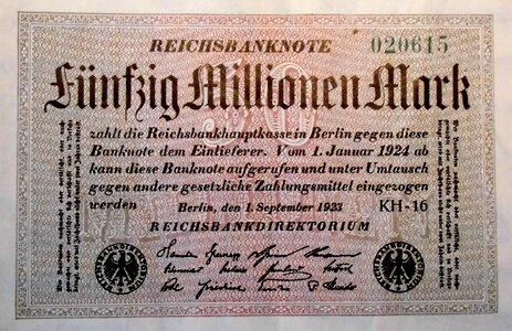 Imperial banknote inflation worthless photo