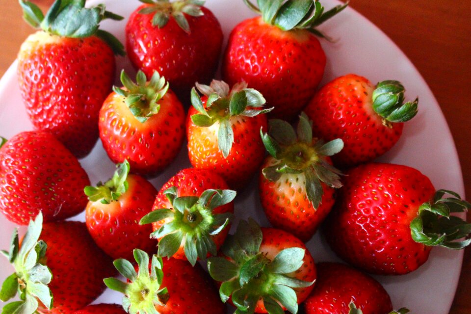 Red color food fresh