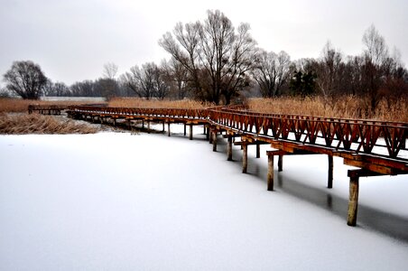 Croatia winter landscape
