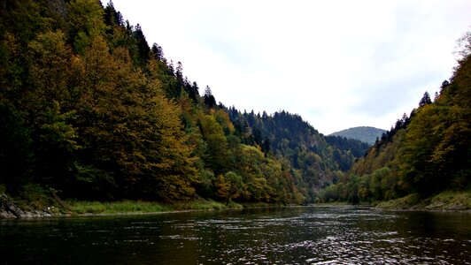 Landscape nature dunajec photo