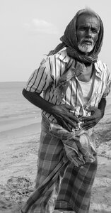 Homeless india beggar photo