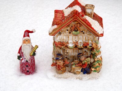 White christmas decoration