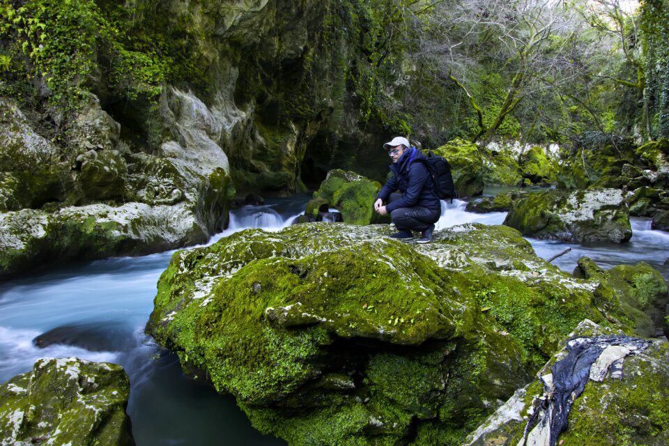 Flow tourist person