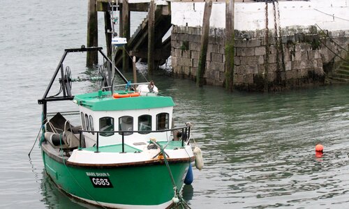 Boat sea old photo