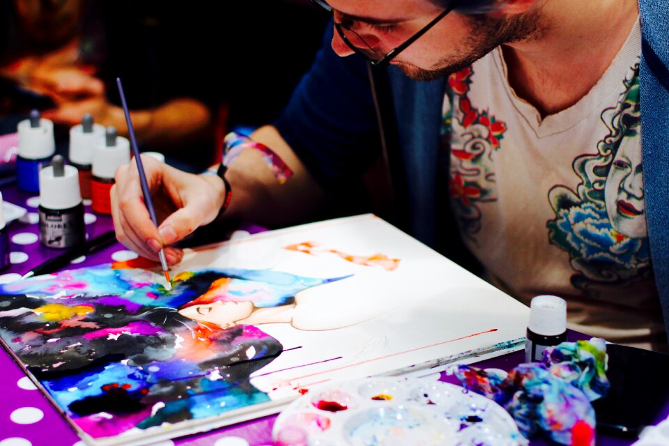 Comic artist event