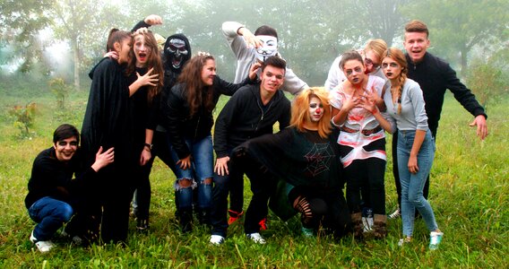 Horror movie the gang
