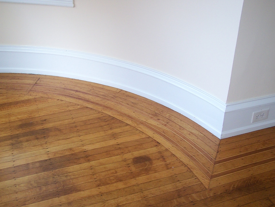 House decor circular room interior