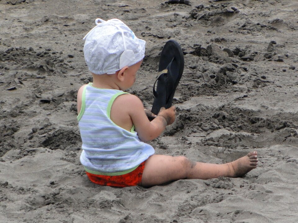 Boy sand flaps