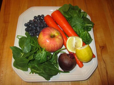Nutrition fruits and vegetables healthy diet photo